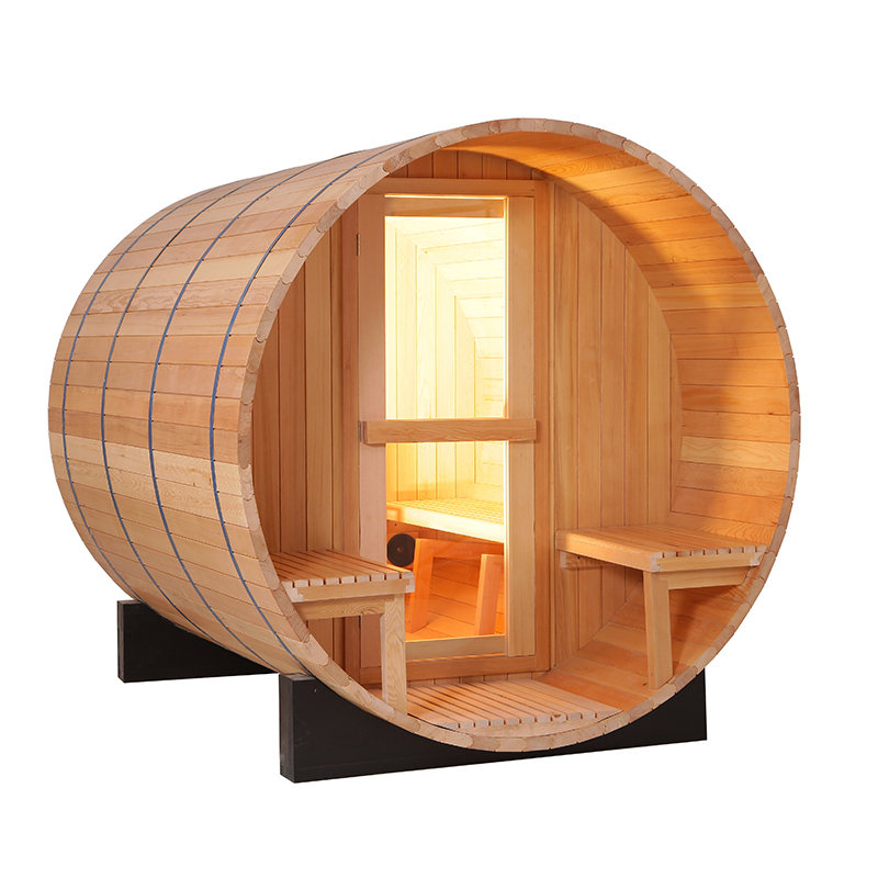 Outdoor Soild wood barrel wooden sauna sauna room