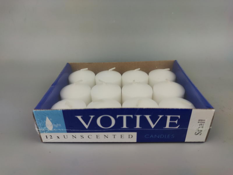 S/12 over-dipping votive candles