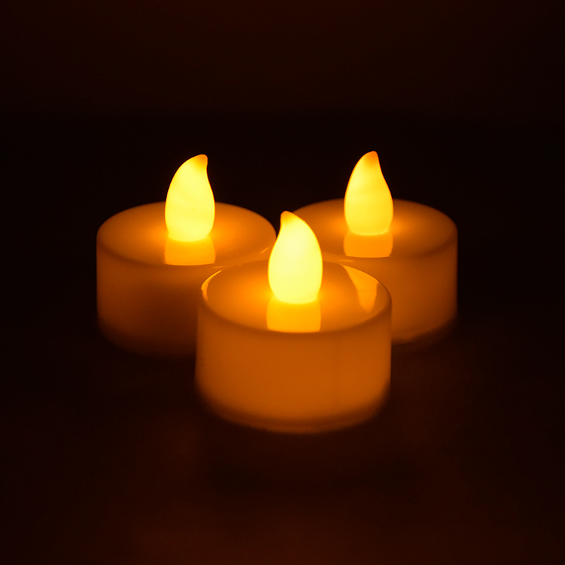 Plastic Light LED Candle warm yellow Flicker Led Candle Lights