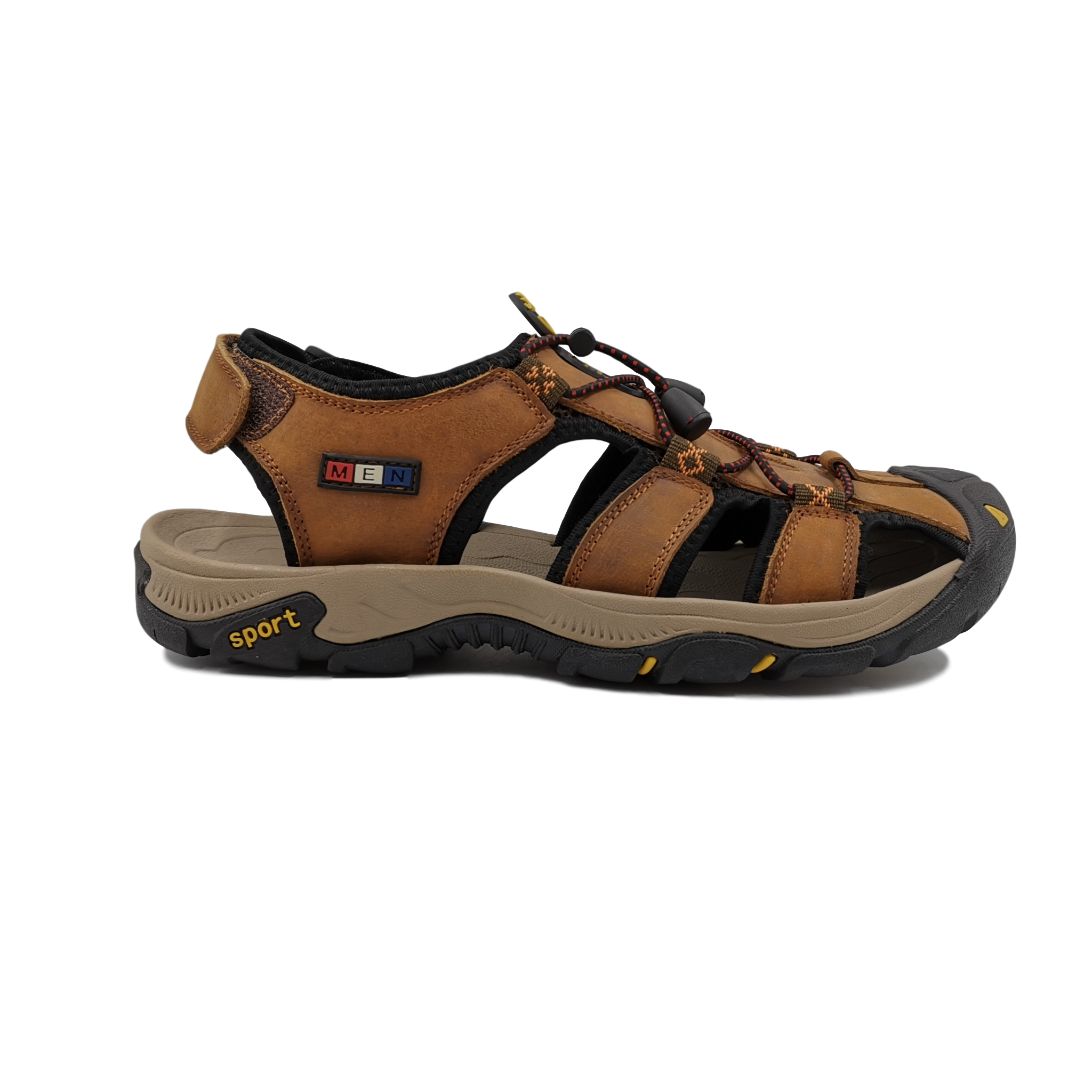 Outdoor comfortable men leather sandal