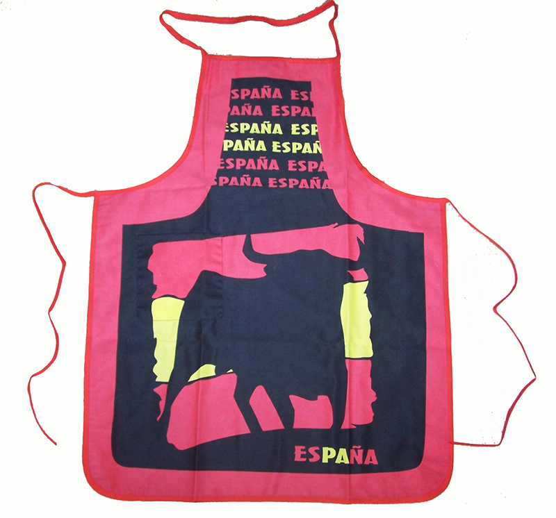 printed apron