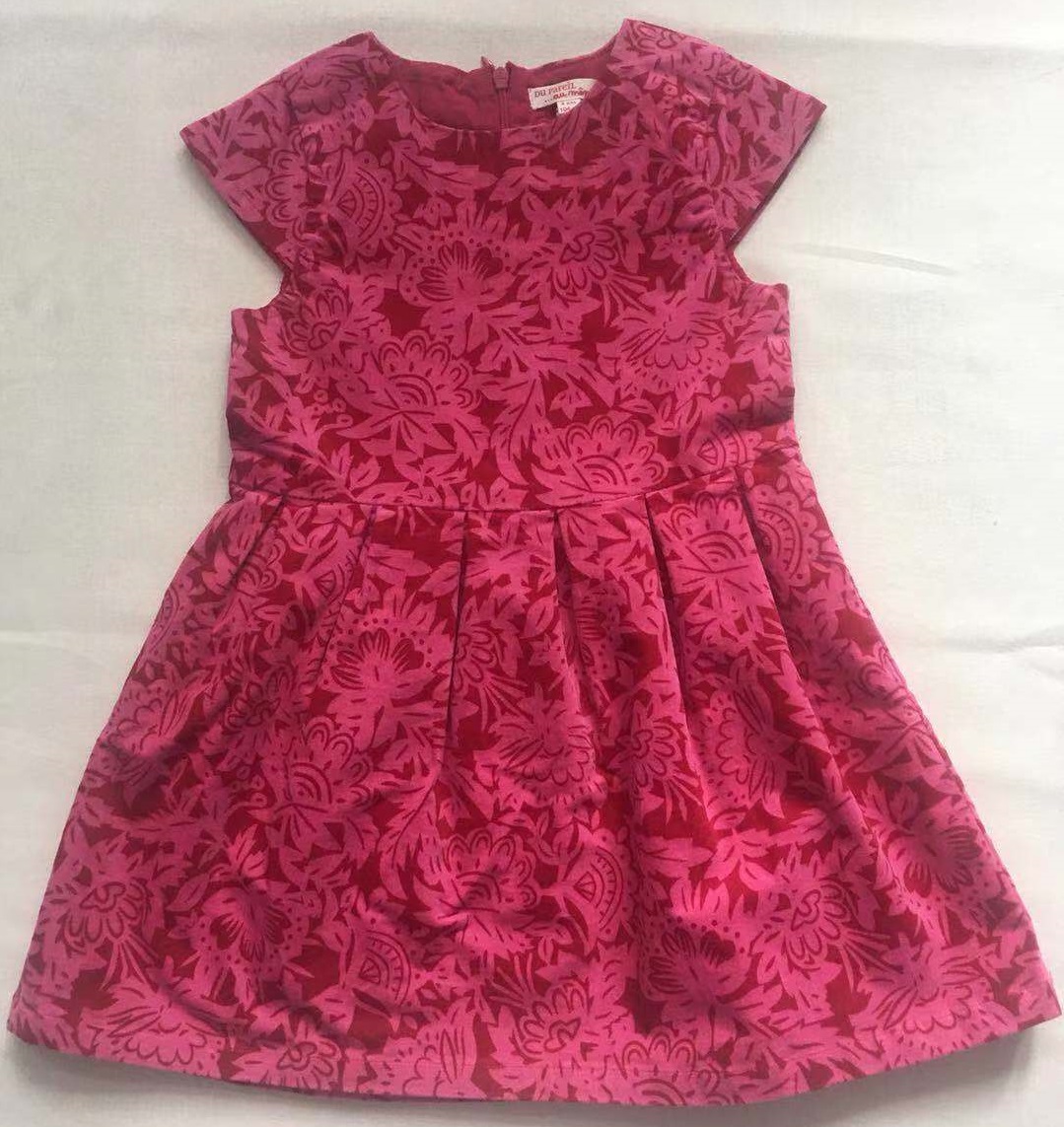 girl's dress with AOP print