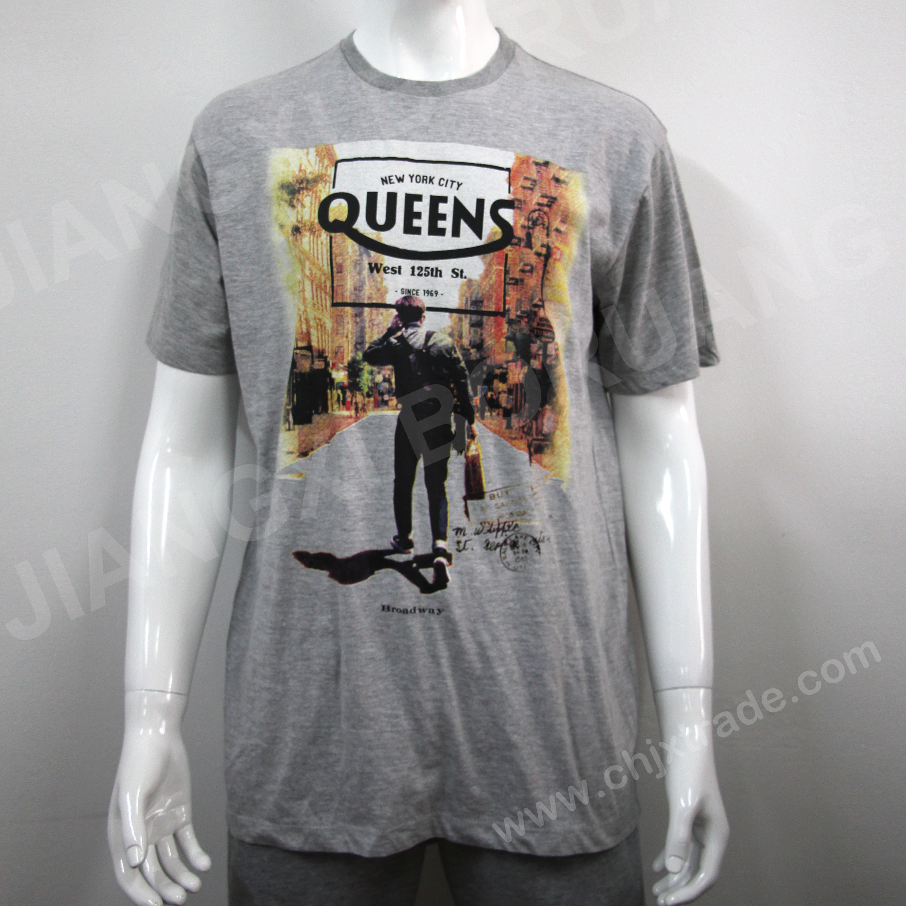 Mens Cvc Jersey T-Shirt With Print