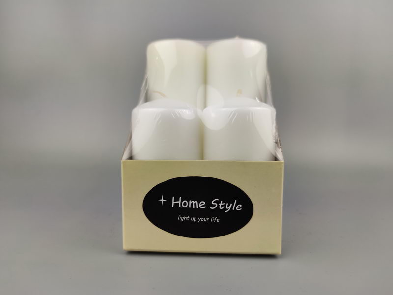 S/4 over-dipping pillar candles