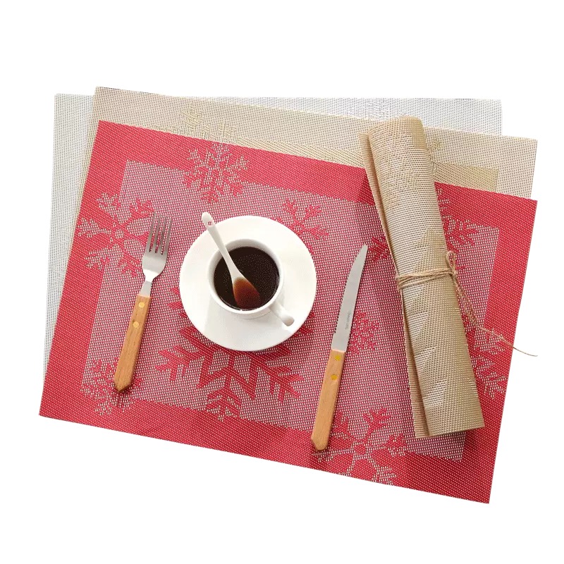 christmas placemat PVC placemat，table mat，dish mat, coaster, table runner, textilene mat,desk mat,
