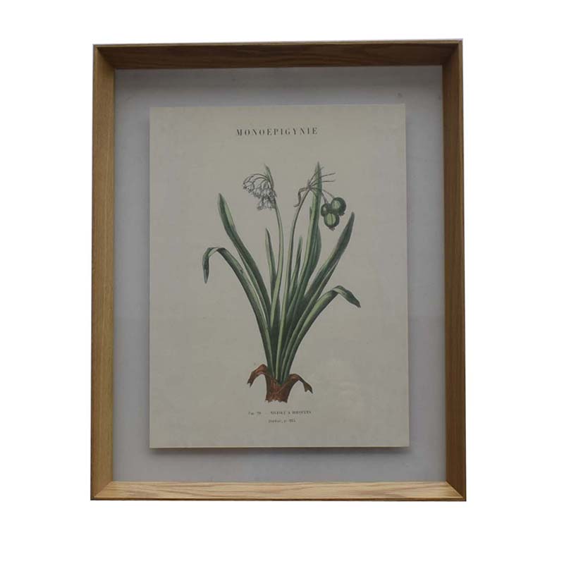 Natural oak frame with picture P538