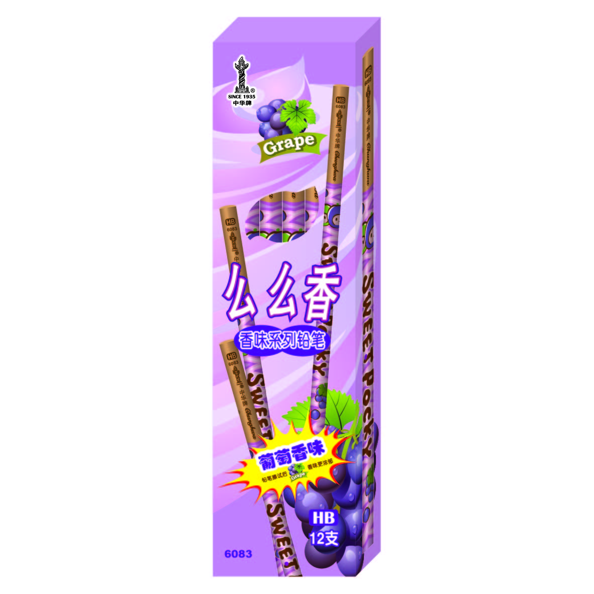 Chuanghwa 6083 Shrink Film Scented Pencils