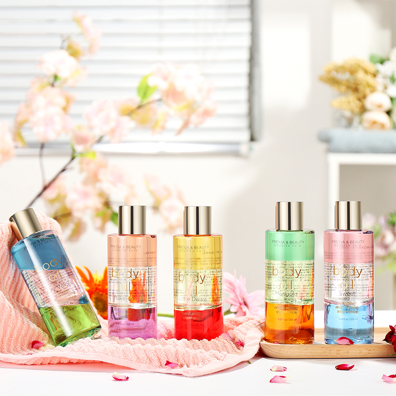 Natural hydrating soothing spa essential body oils for women