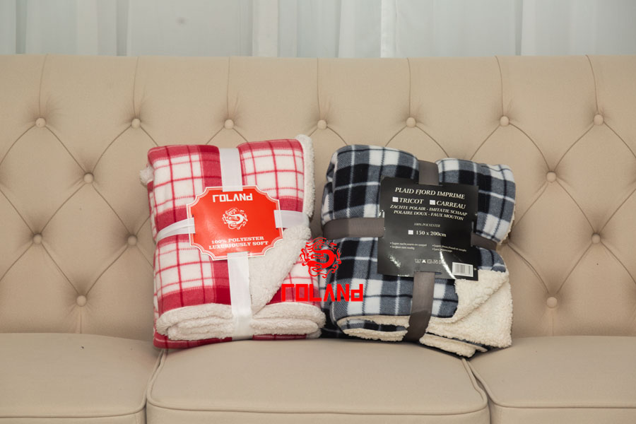 Printed Fleece With Sherpa Backside 2 Layer Blanket/Throw