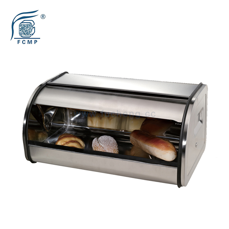 Stainless steel bread box bread bin
