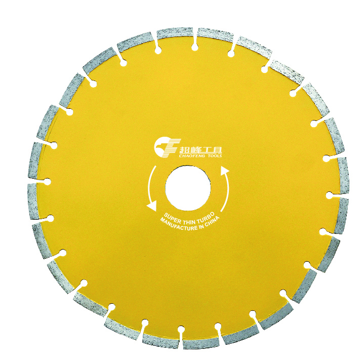 diamond slanting segment welded saw blade