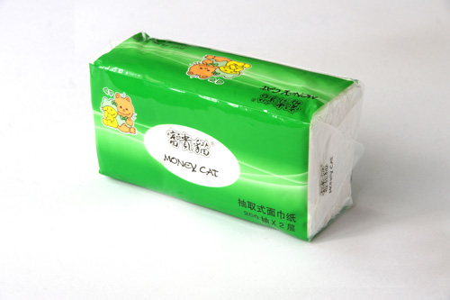 Soft Pack Facial Tissue/ Plastic Bag Facial Tissue/Bamboo Facial Tissue/Eco-Friendly Paper