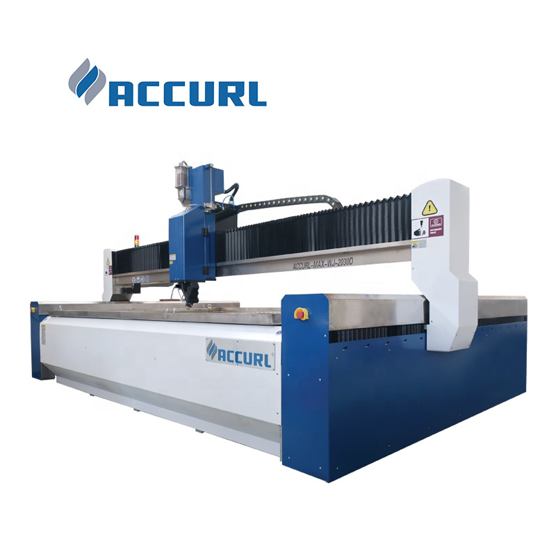 ACCURL 5-Axis Waterjet Cutting Machine for Waterjet Cutting Metal, Stone, Glass, Stainless steel