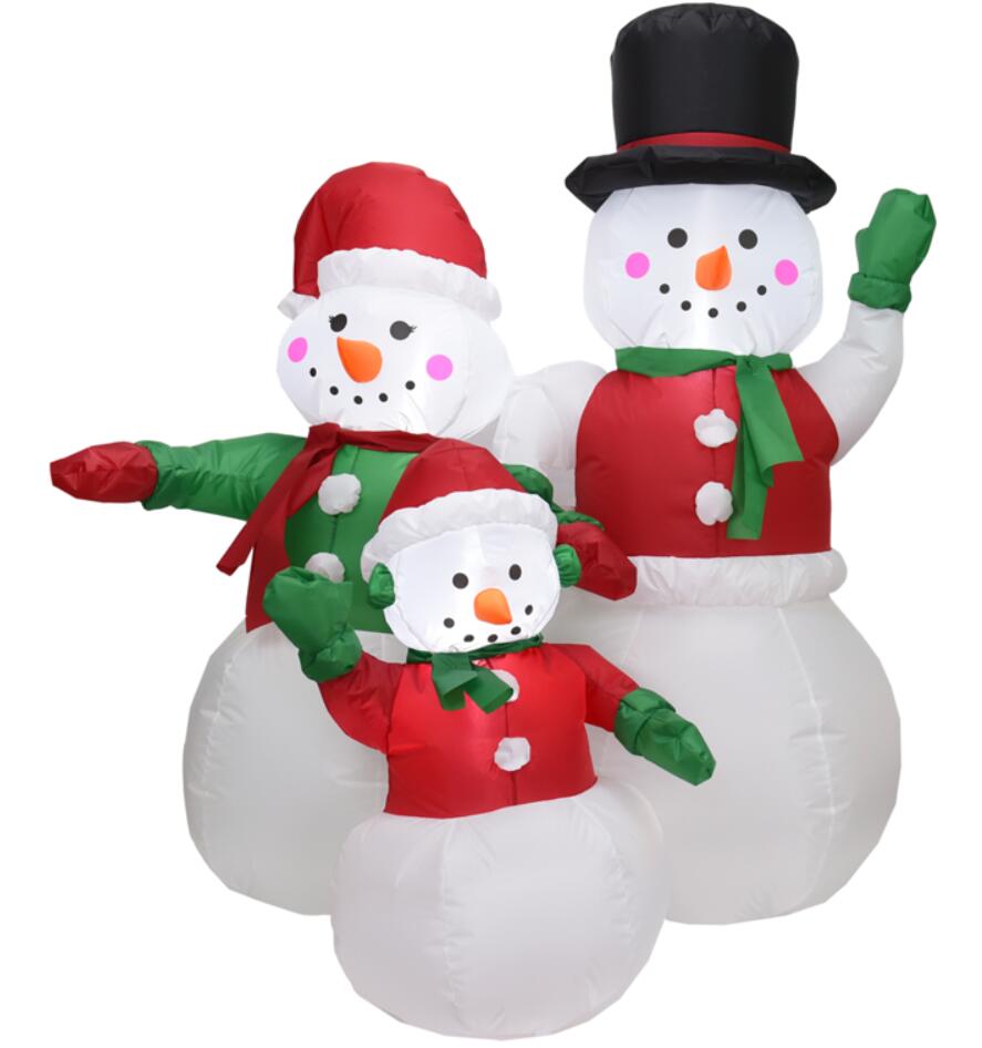 1.5meter snowman family