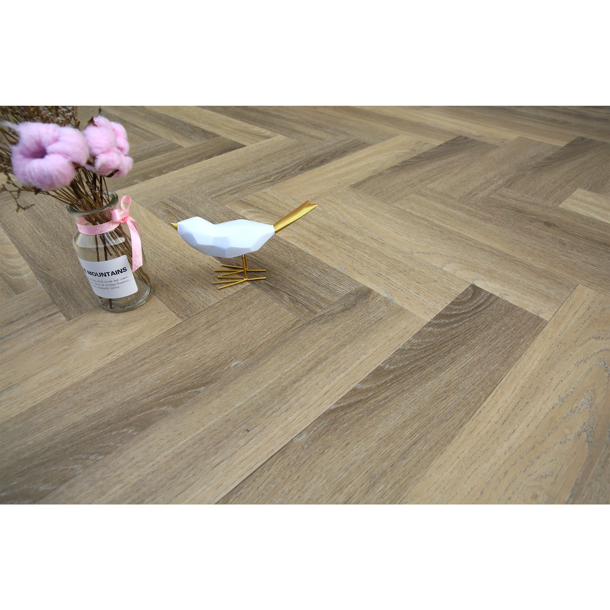LVT dryback herringbone