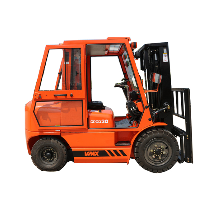Factory directly export 3 ton Diesel forklift with Cabine and air conditioner