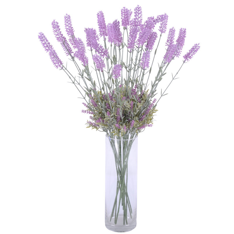 1124065 artificial single lavender branch