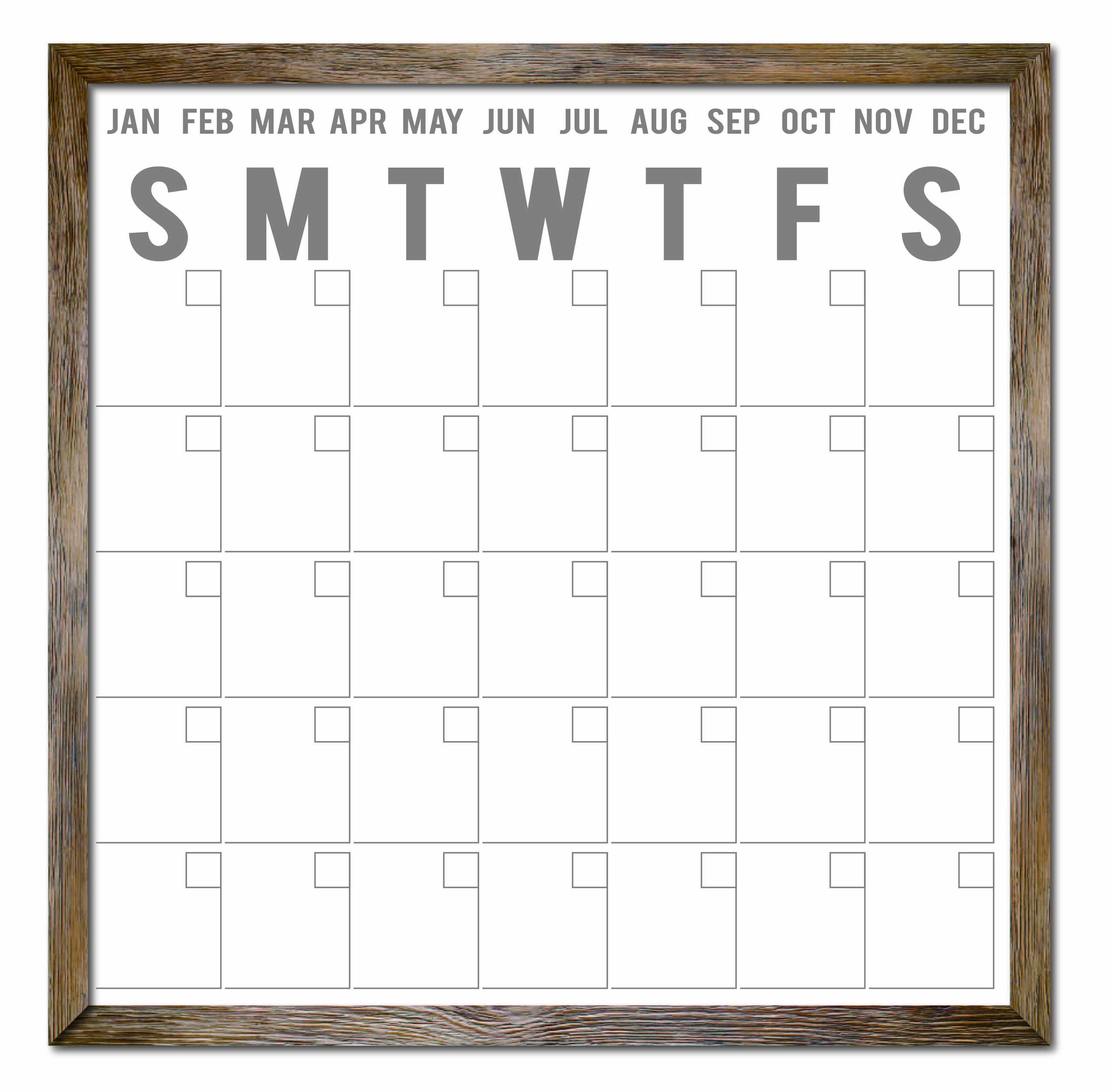 Wooden frame writing board