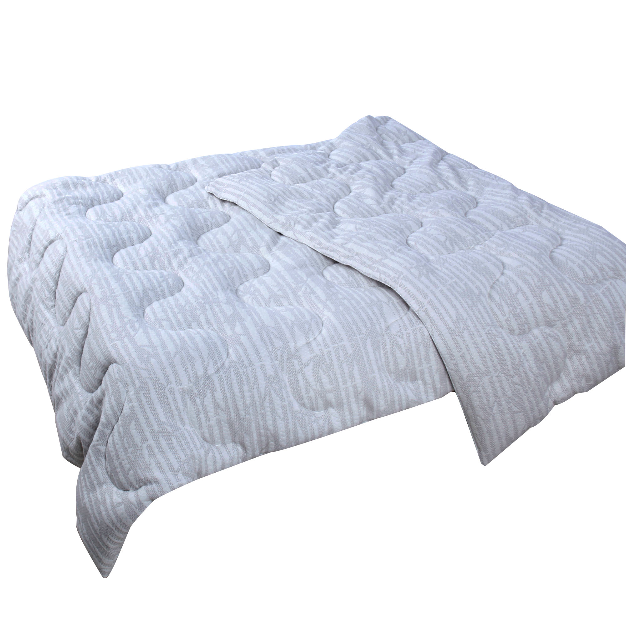 Bamboo blend knitted jacquard quilt