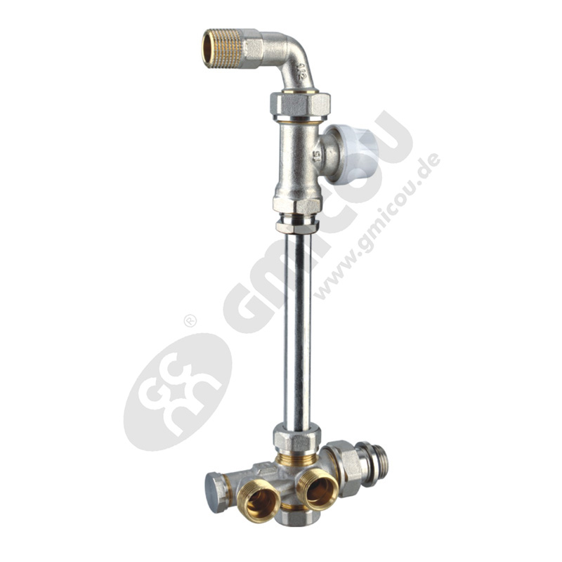 F-mode radiator valve with single-double side