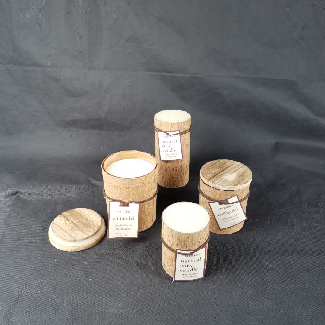 Fake birch candle