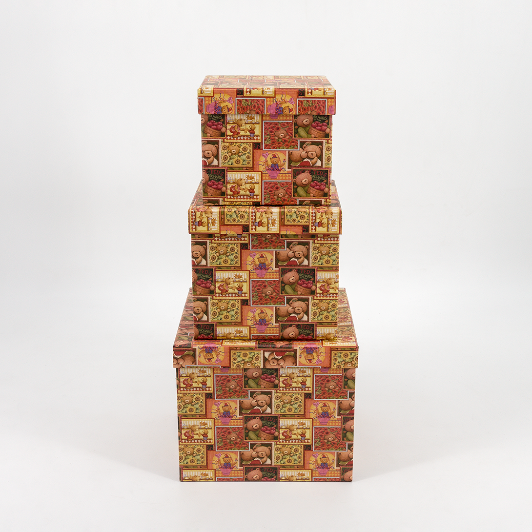 Square Storage Gift Box 3/Set