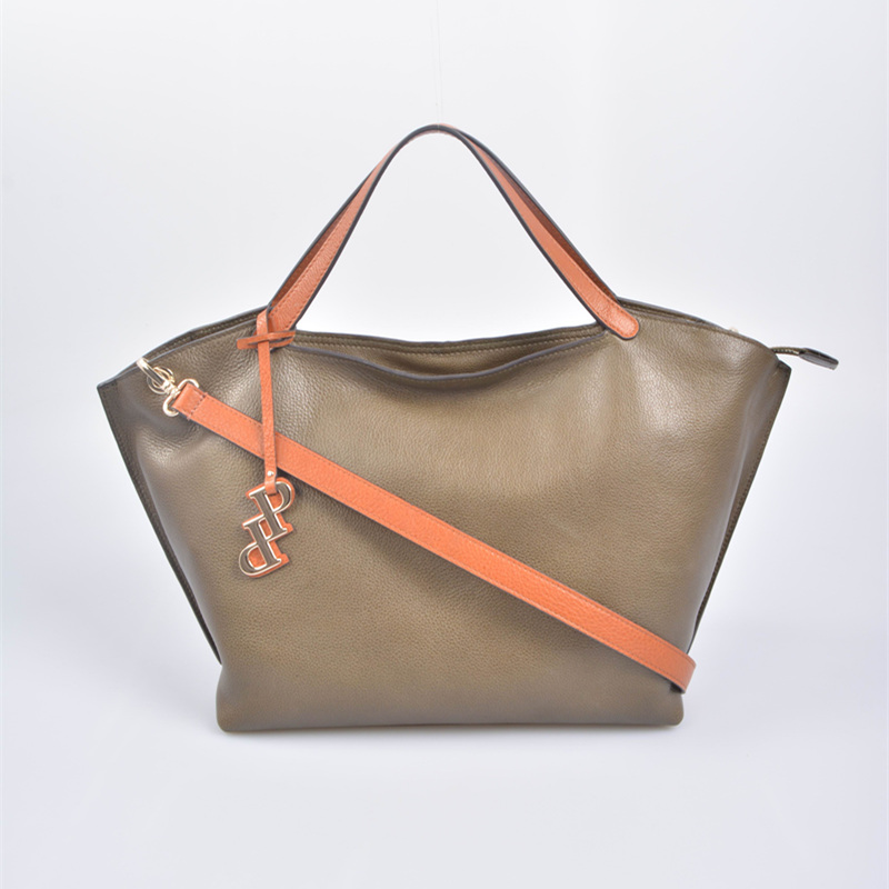 leather handbag/tote bag