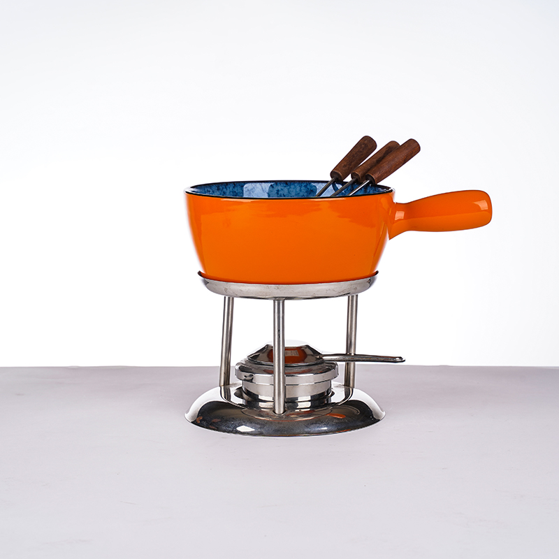 Fondue set with forks