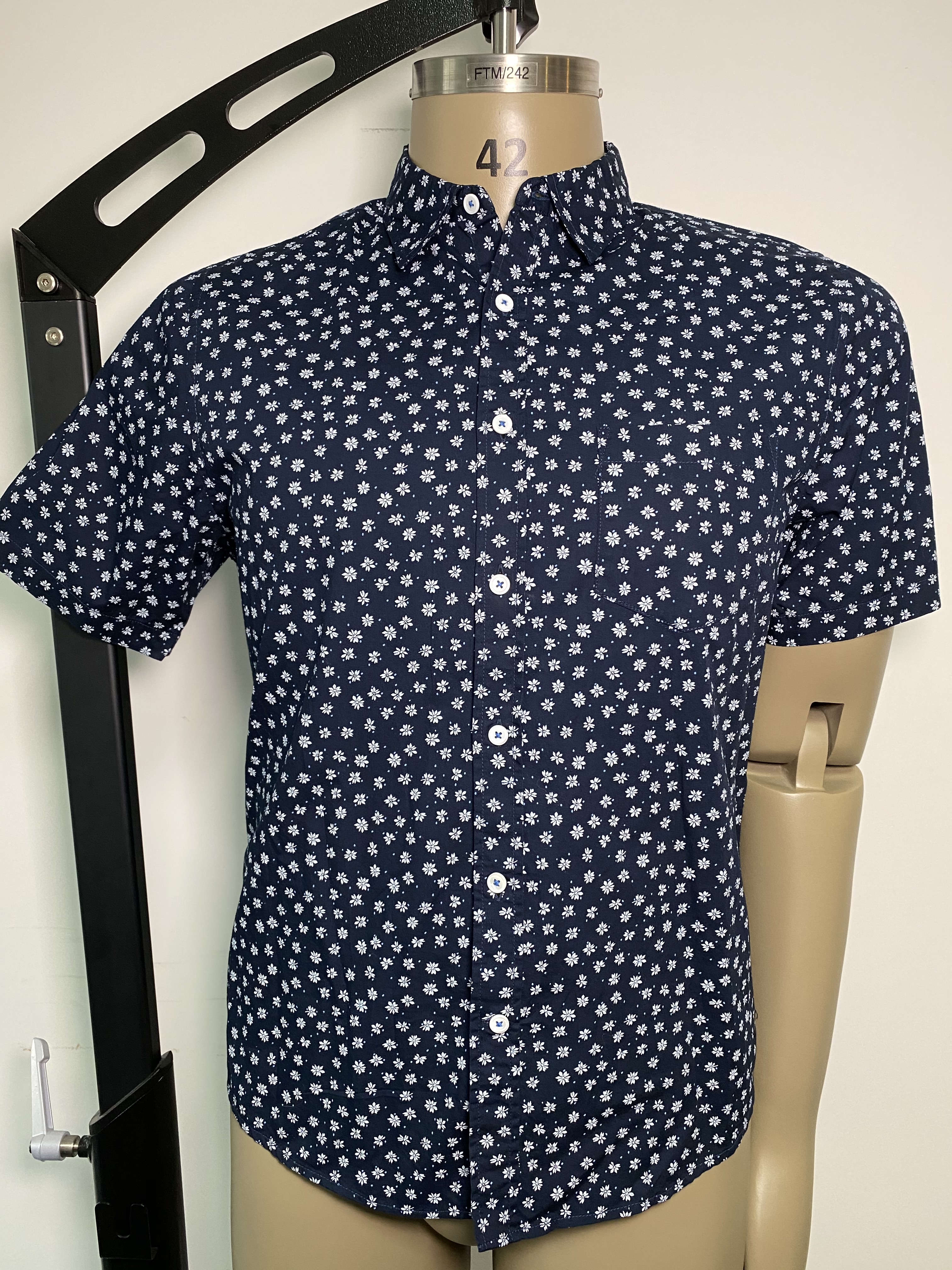 100%cotton men's print shirt