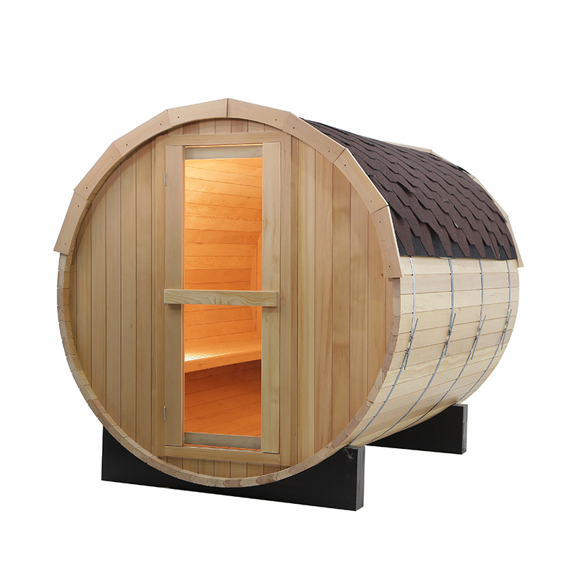 Outdoor Soild wood barrel wooden sauna sauna room