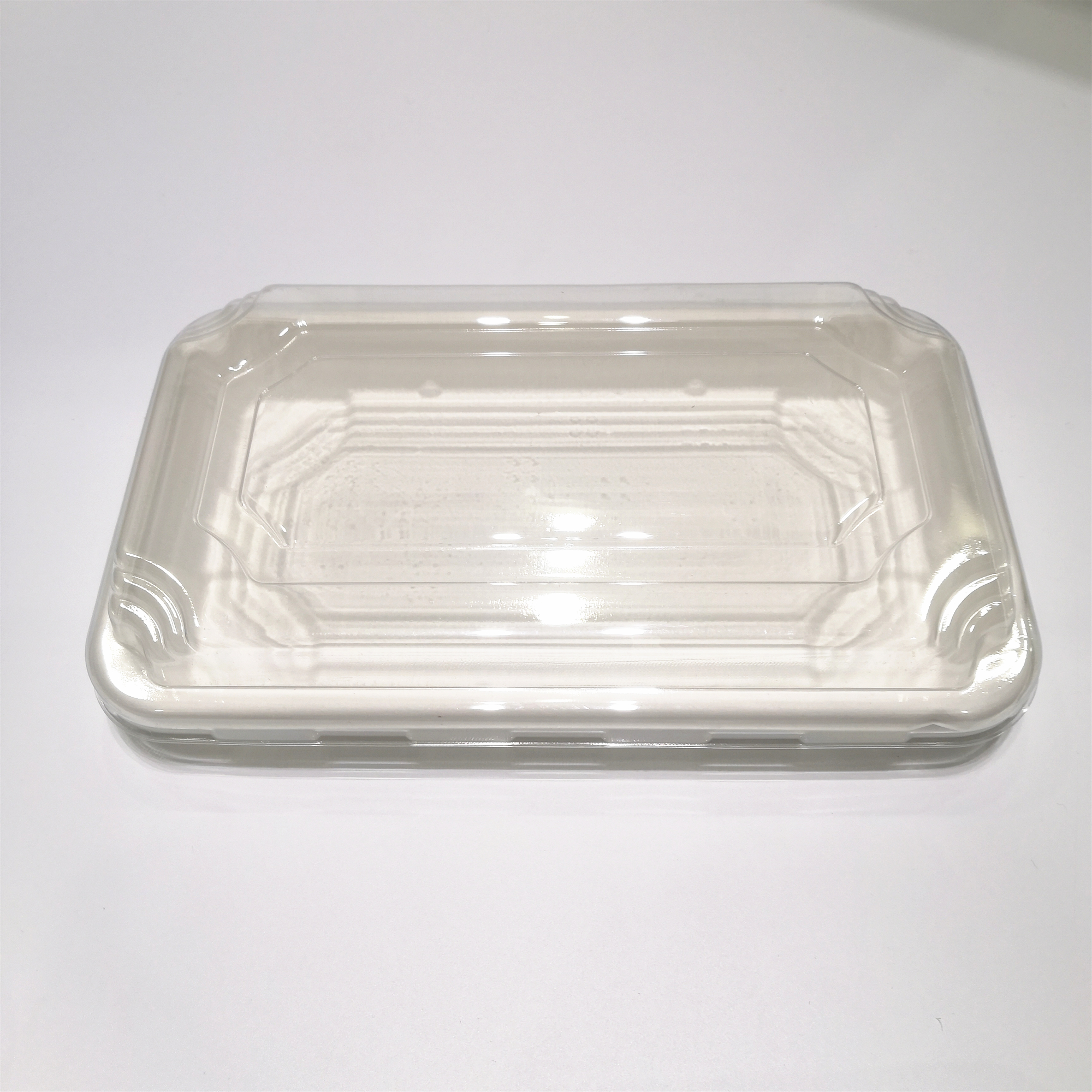 Biodegradable Compostable Sugarcane Pulp 400ml Food Tray with Lid