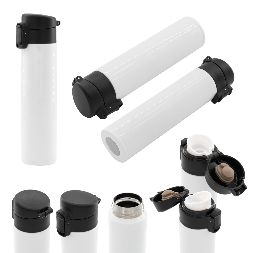 Stainless Steel Water Bottle with Flip Top Lid