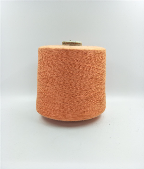 High twist acrylic yarn