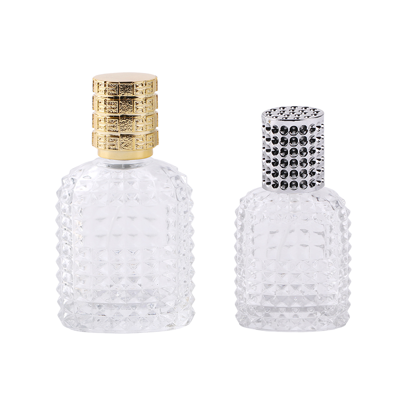 Wholesale 30ml 50ml perfume bottles with sharp edges and screw cap