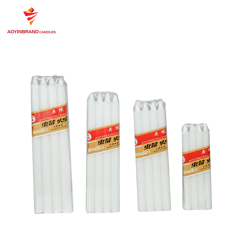 8g-100g Unscented White Candle wholesale velas/bougies