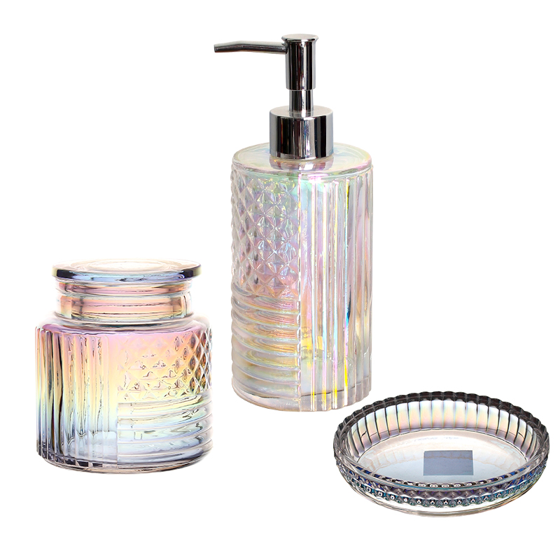 Straight tube with decorative pattern bathroom suit