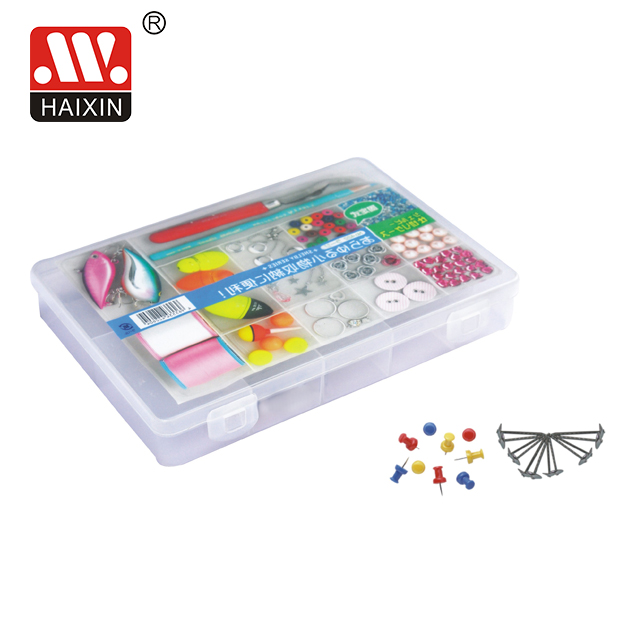 Haixing hot selling multi compartments plastic storage tool box