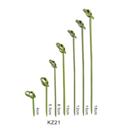 Bamboo looped skewer