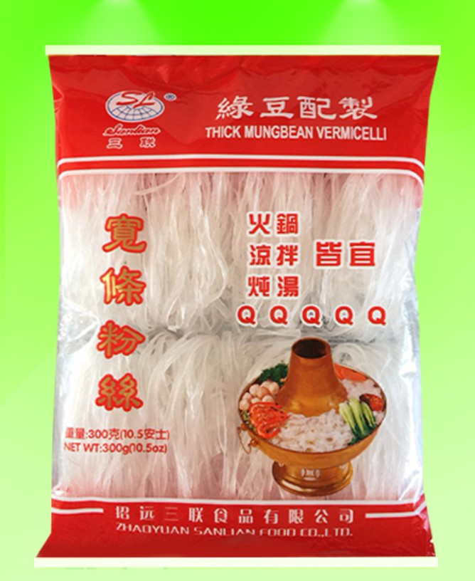 Thick mungbean vermicelli