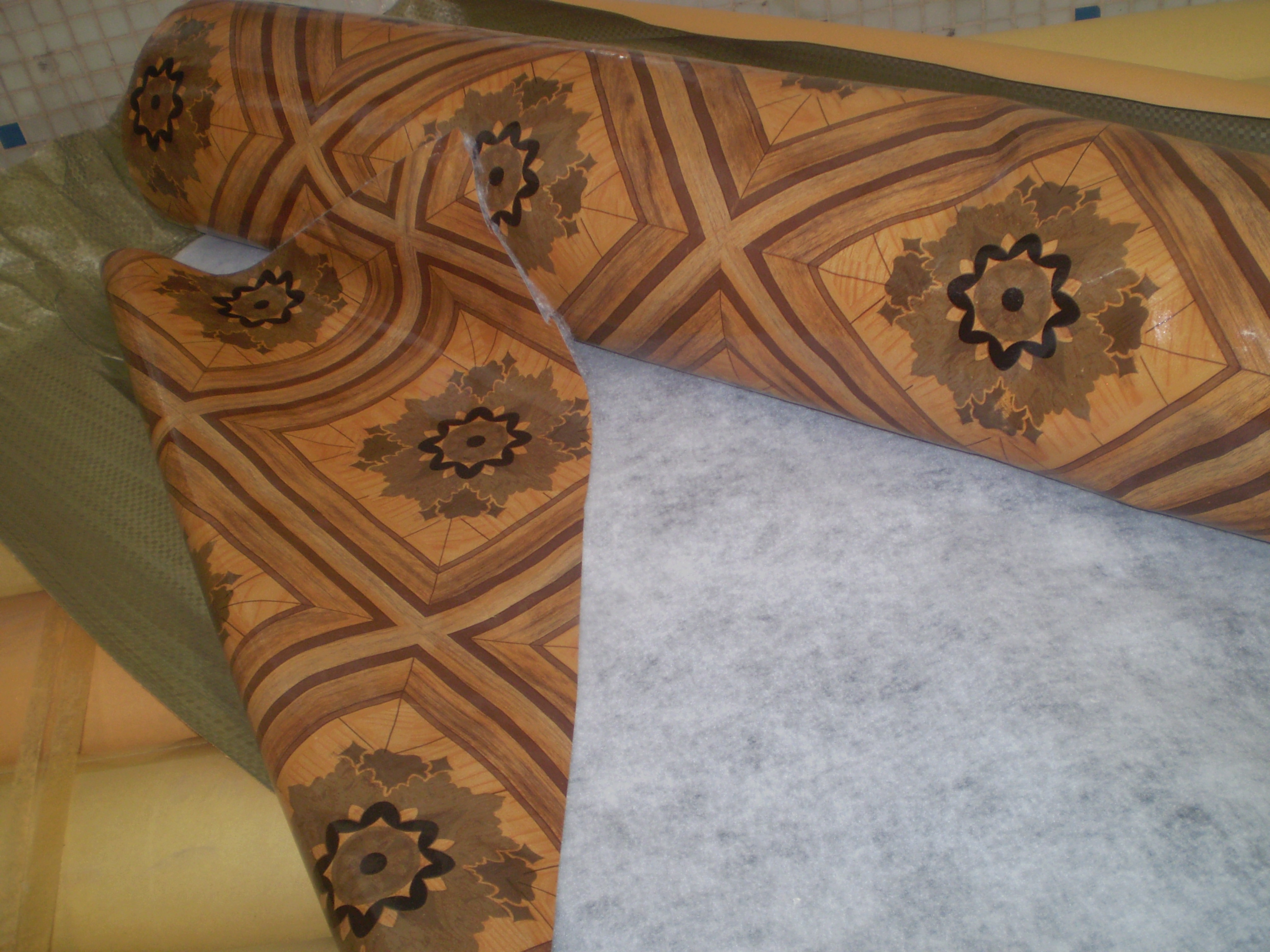 PVC Flooring With Non Woven