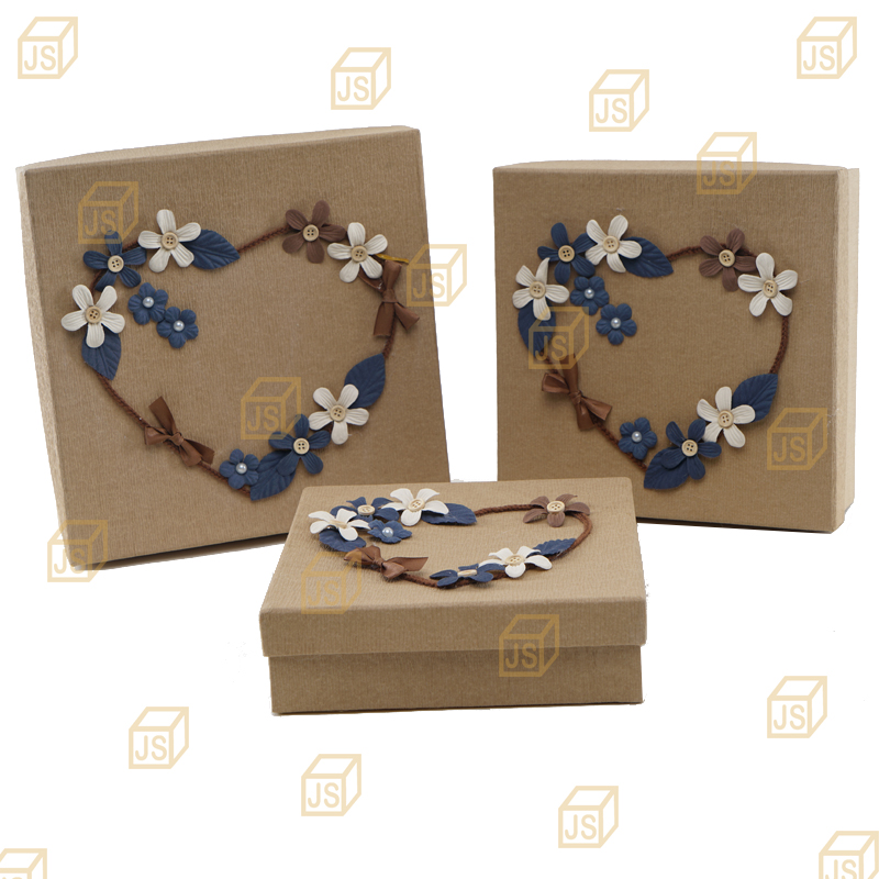 Square decorative gift box. Flower box. Factory custom wholesale.