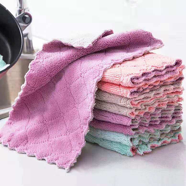 coral fleece composite knurling cloth