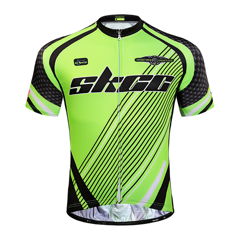 Support OEM Service Low MOQ 10pcs Sublimation Printing Dry Fit Breathable Men Short Sleeve Cycling Jersey