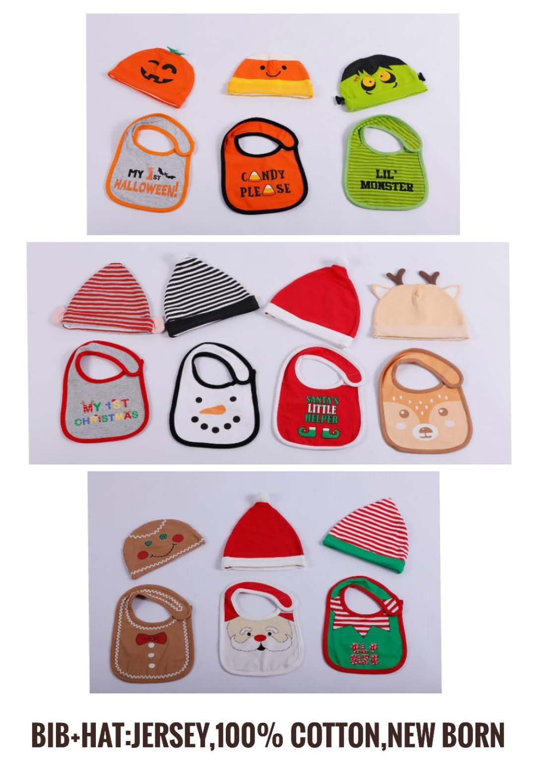 Baby Bib+hat