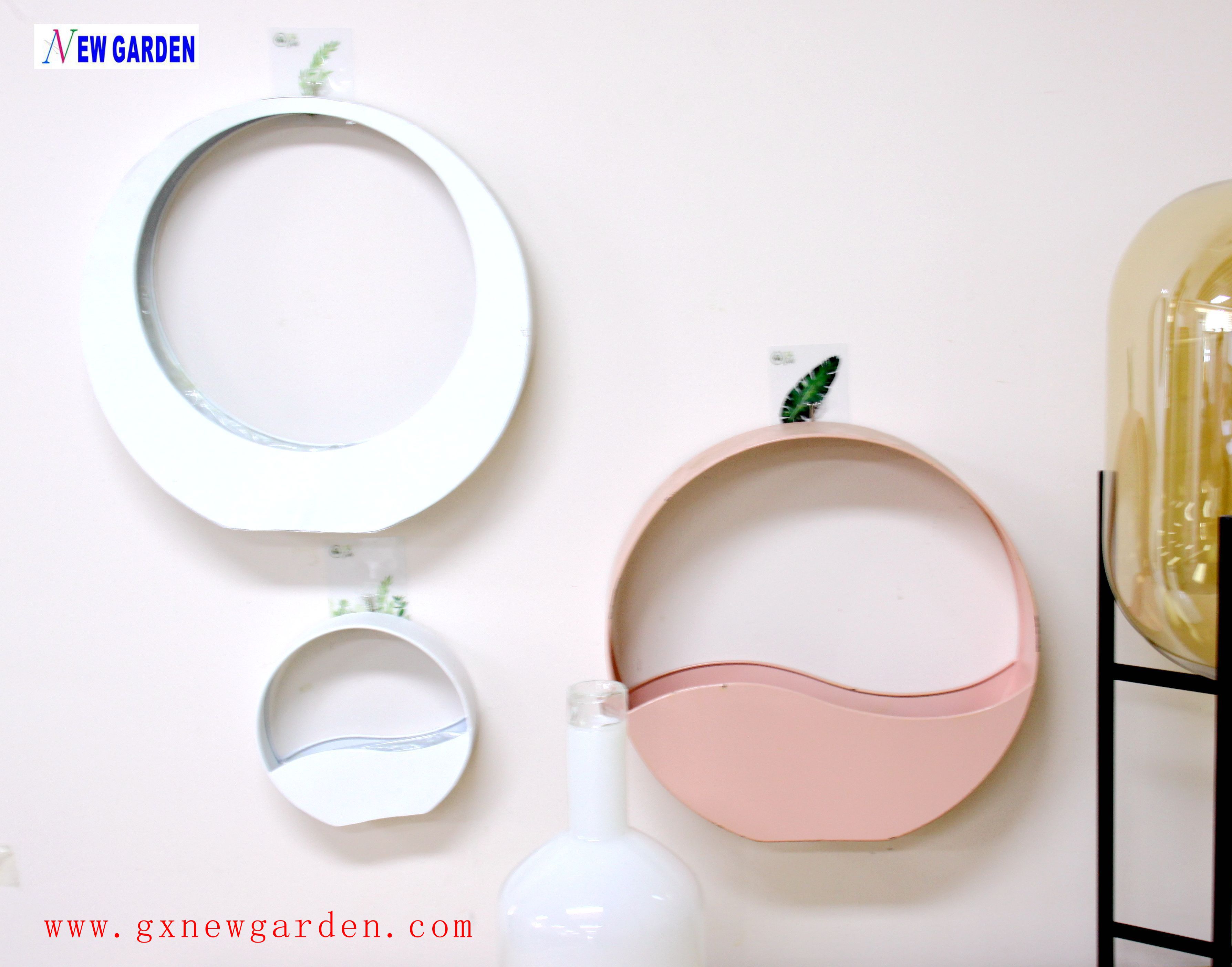zinc flower hanging pot