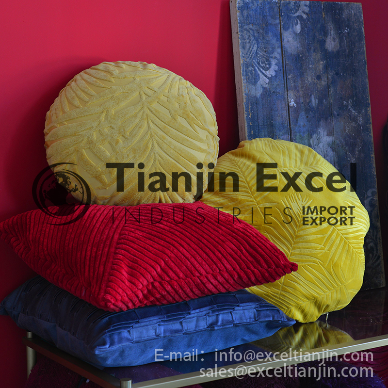 00000AA1-13 cushion, cushion cover - velvet pressed, jacquard, crinkled, corduroy