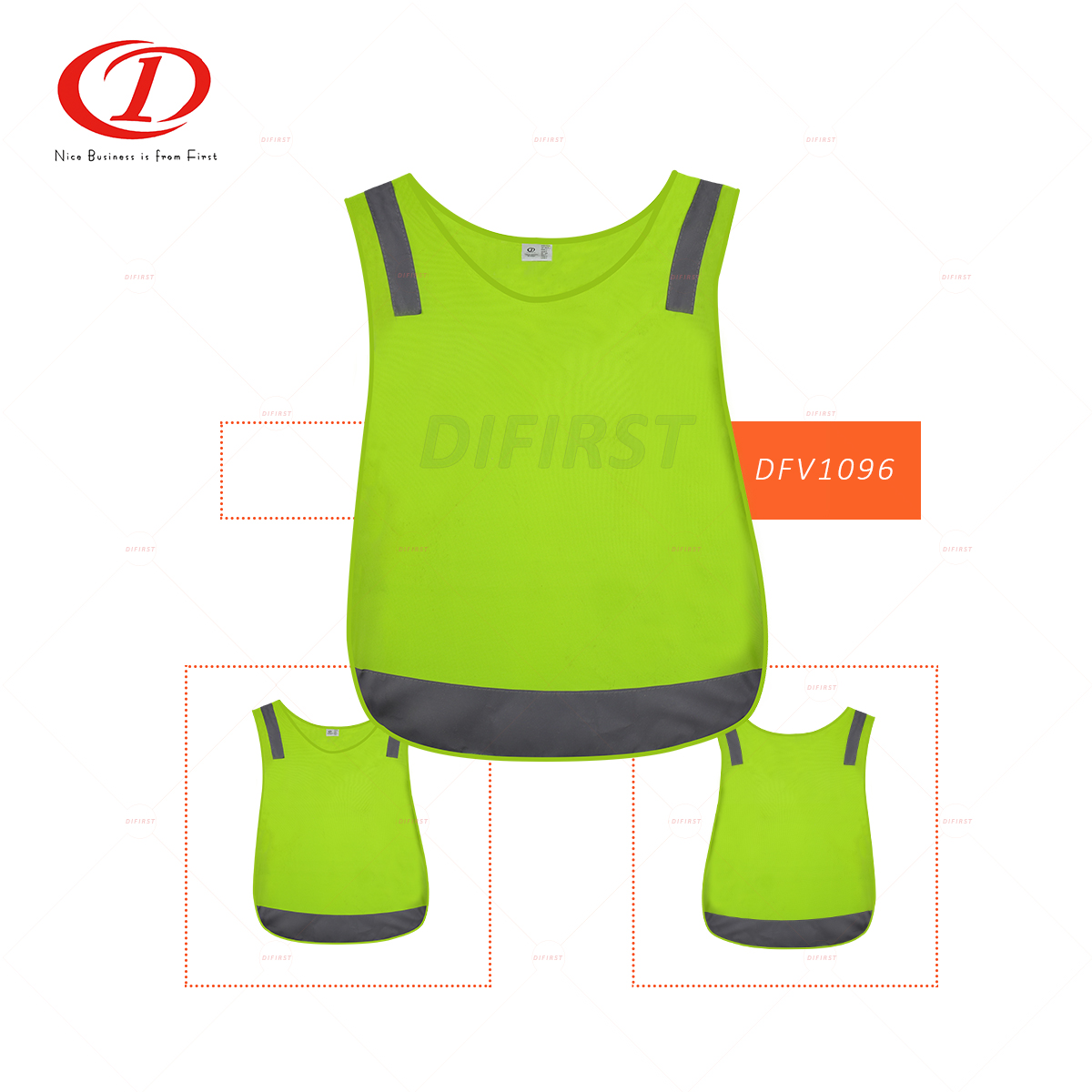 Children High Visibility Polyester Reflecitve Safety Vest