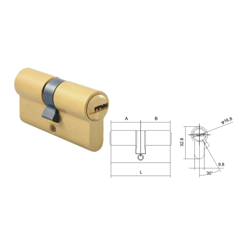 Euro profile computer cylinder