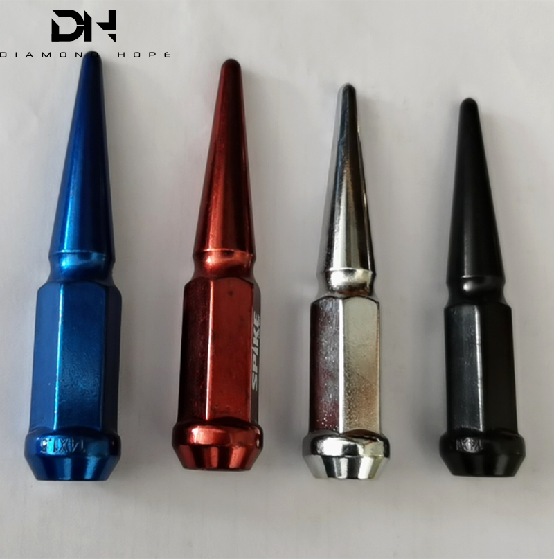 Colorful chrome america popular sharp lug nut