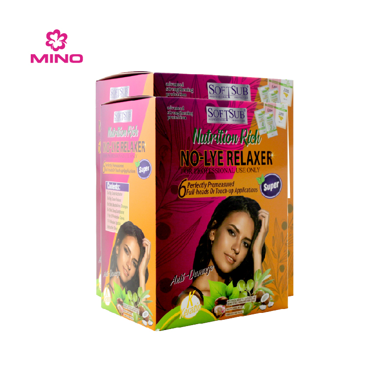 SOFTSUB Nutrition Rich NO-LYE HAIR RELAXER SUPER WITH SHAMPOO&CONDITIONER